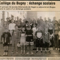 Collège du Bugey: échange scolaire