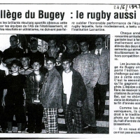college du bugey : le rugby aussi
